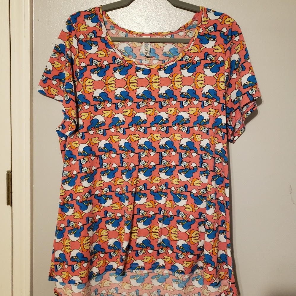 LuLaRoe Classic Donald Duck Tee